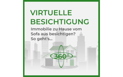 Virtuelle Besichtigung: Auf die digitale Tour: Hausbesichtigung von zu Hause